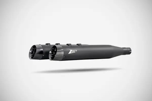Zard 4.33 Inches Slash-Cut Slip-Ons Muffler for HD-TOURING E5 — ZHD035S10SAO-B