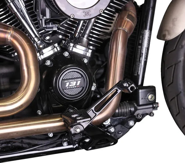 Thrashin Billet Brake Arm for M8 Softail Mid Controls – Black – gallery image 5