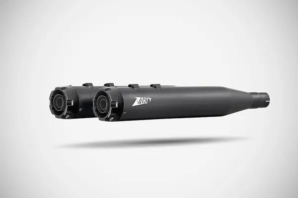 Zard 4.33 Inches Slip-Ons Flat Muffler for HD-TOURING E3 — ZHD041S10SAO-B