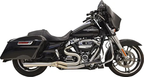 Bassani Road Rage III 2-Into-1 Exhaust – Short Megaphone, Stainless Steel