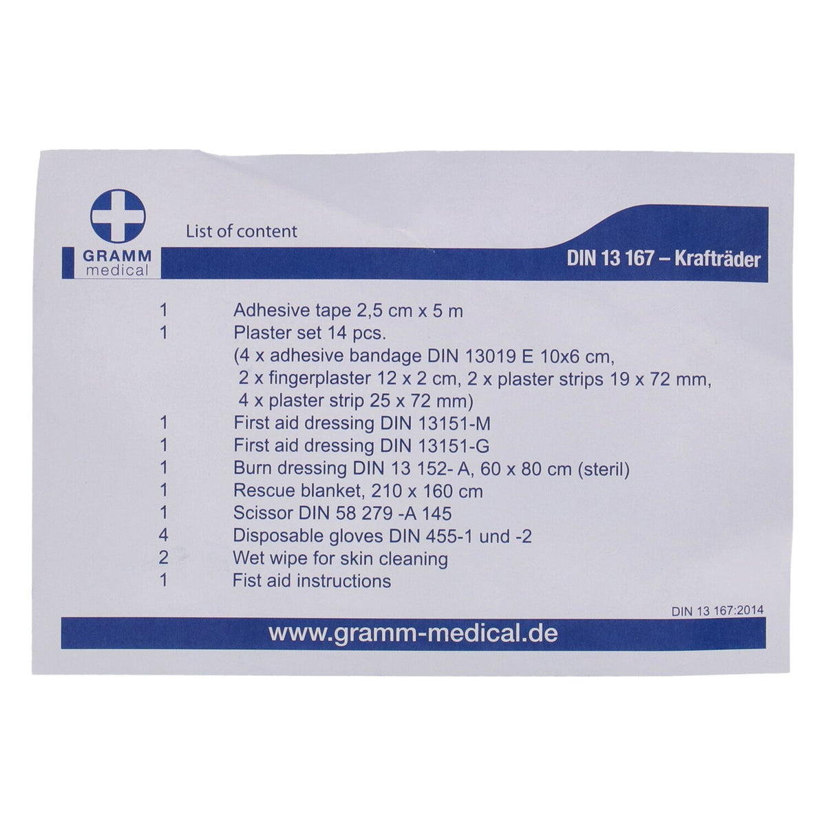 MCS First Aid motorcycle kit