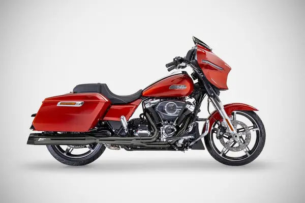 Zard 4.5 Inches Slash-Cut Slip-Ons Muffler for HD-TOURING E5 — ZHD035S10SAO-CB