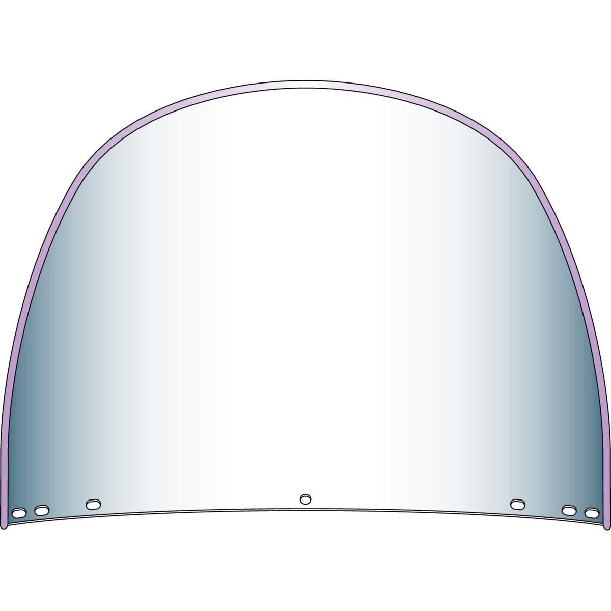 NC Repl. Beaded Heavy Duty™ Windshield - Top window
