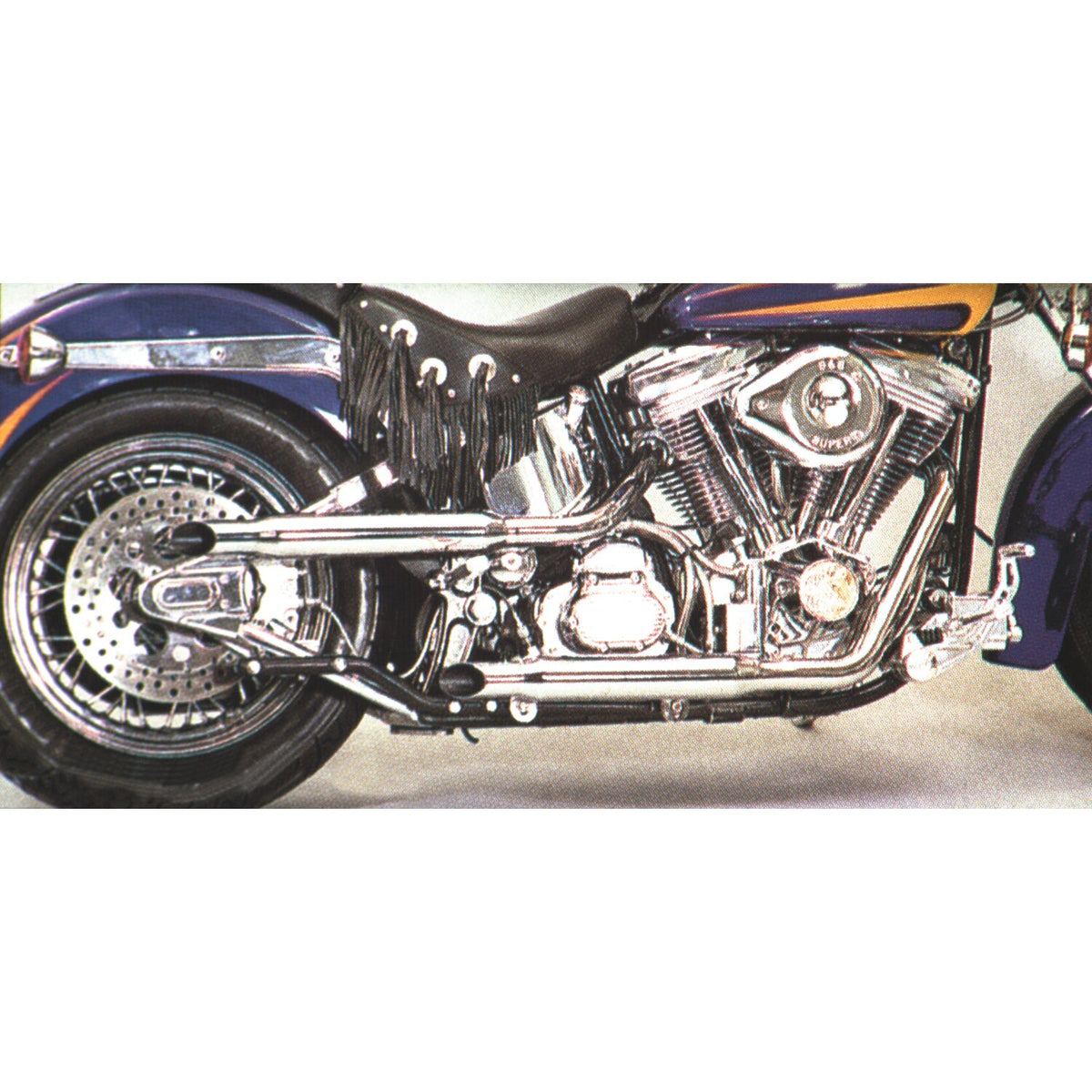 Paughco, Shotgun shorty exhaust (38"). Chrome