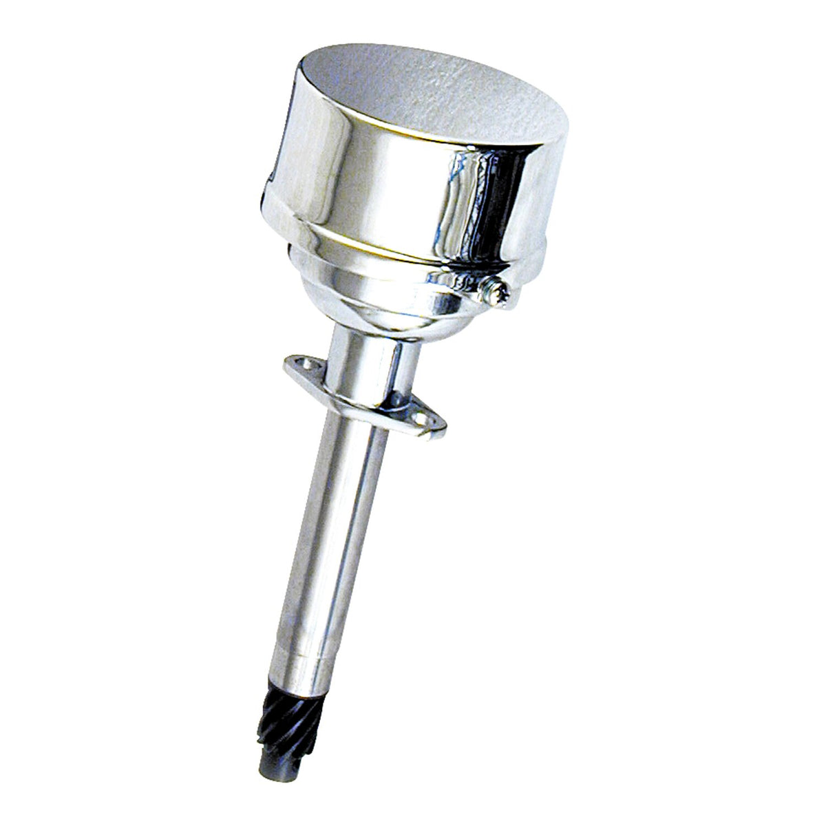 Big Twin ignition distributor. 2-hole. Chrome