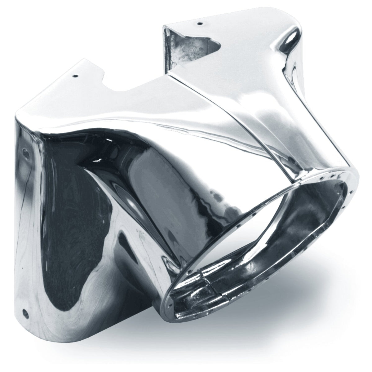 FL headlamp housing set. Chrome