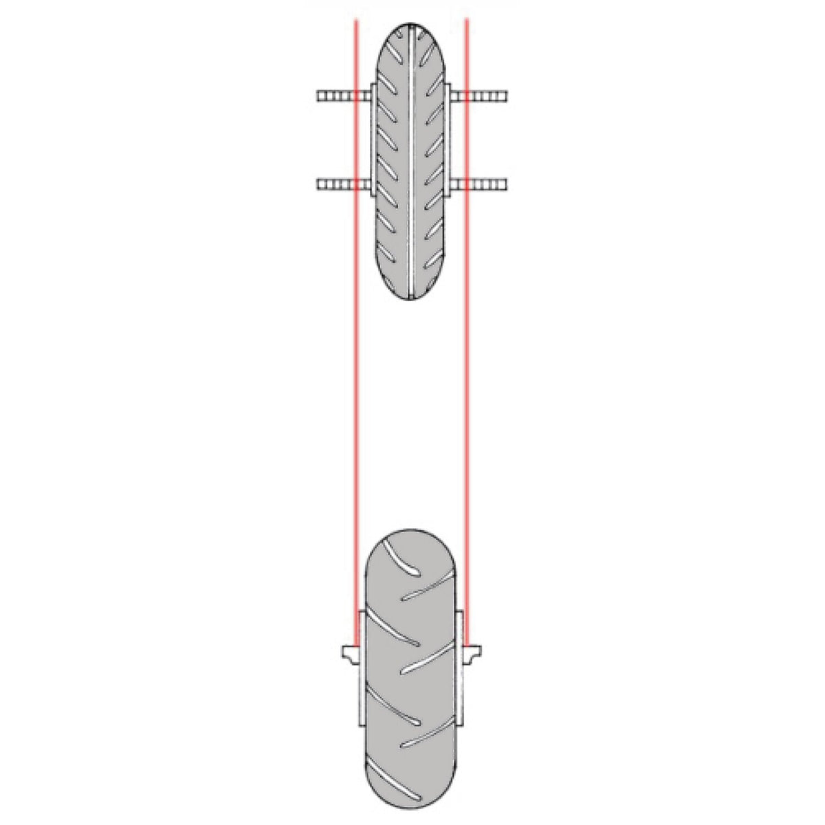 B.A.T. (Bike Alignment Tool) laser alignment