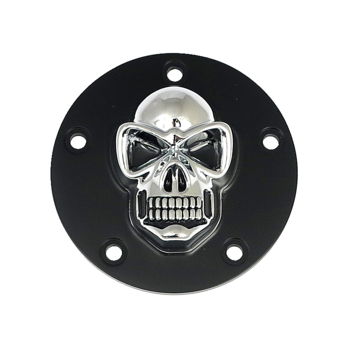 Skull point cover. Black/chrome