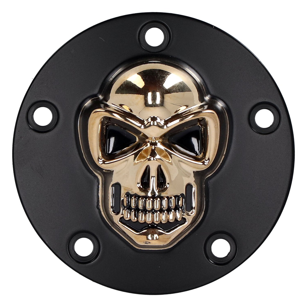 Skull point cover. Black/gold