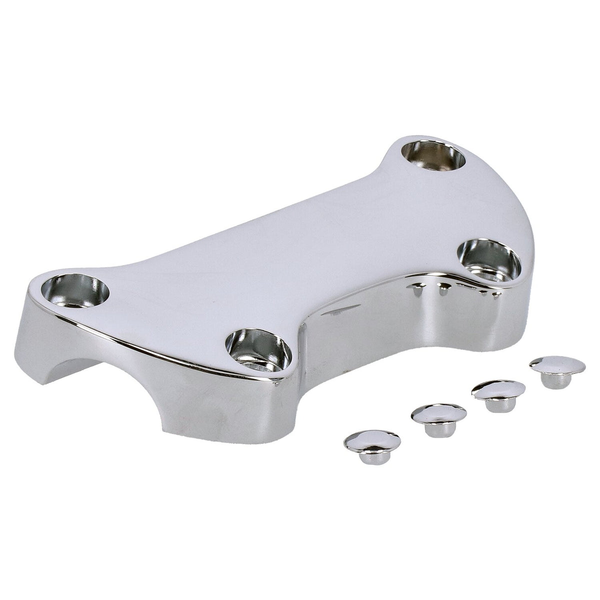 Handlebar clamp plain, with skirt