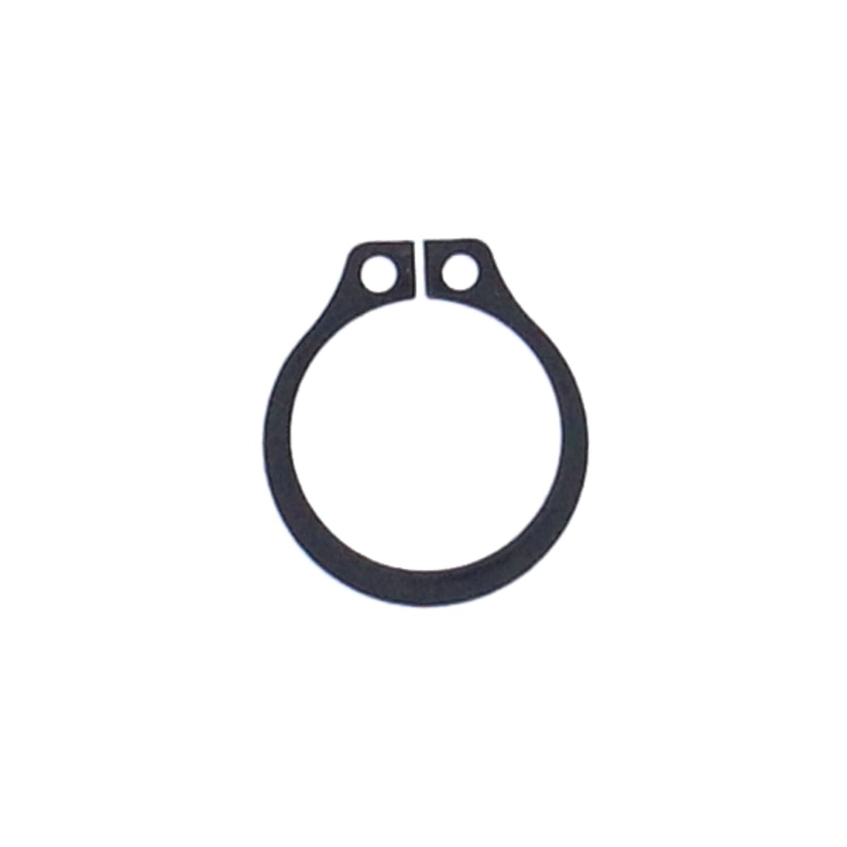 Retaining ring, clutch foot control rod end