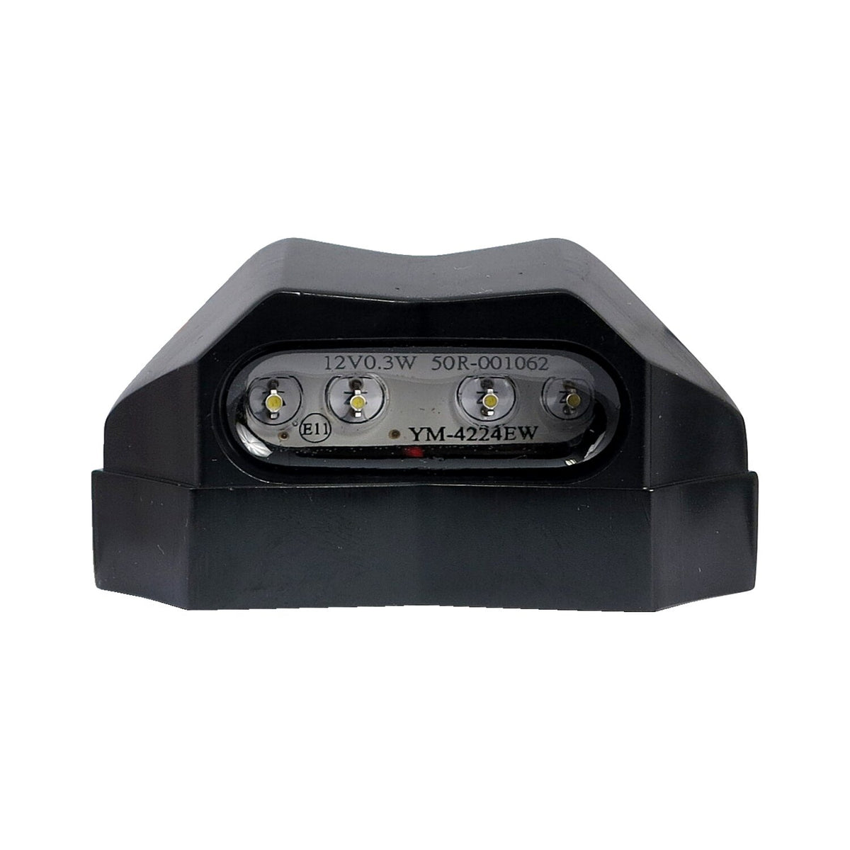 LED license plate light Nitro, black. ECE appr.