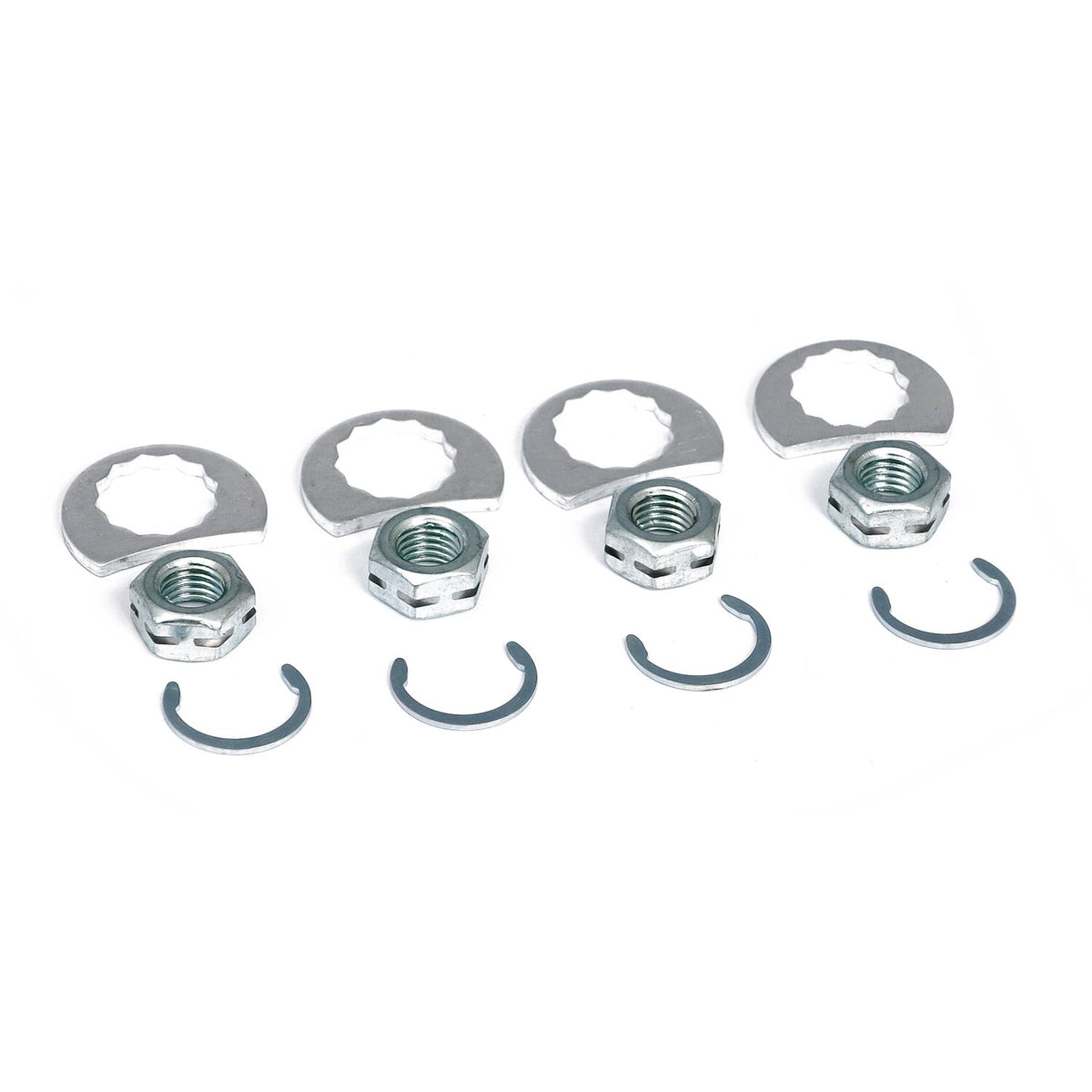 MCS, Stage 8 exhaust nut mount kit. Chrome