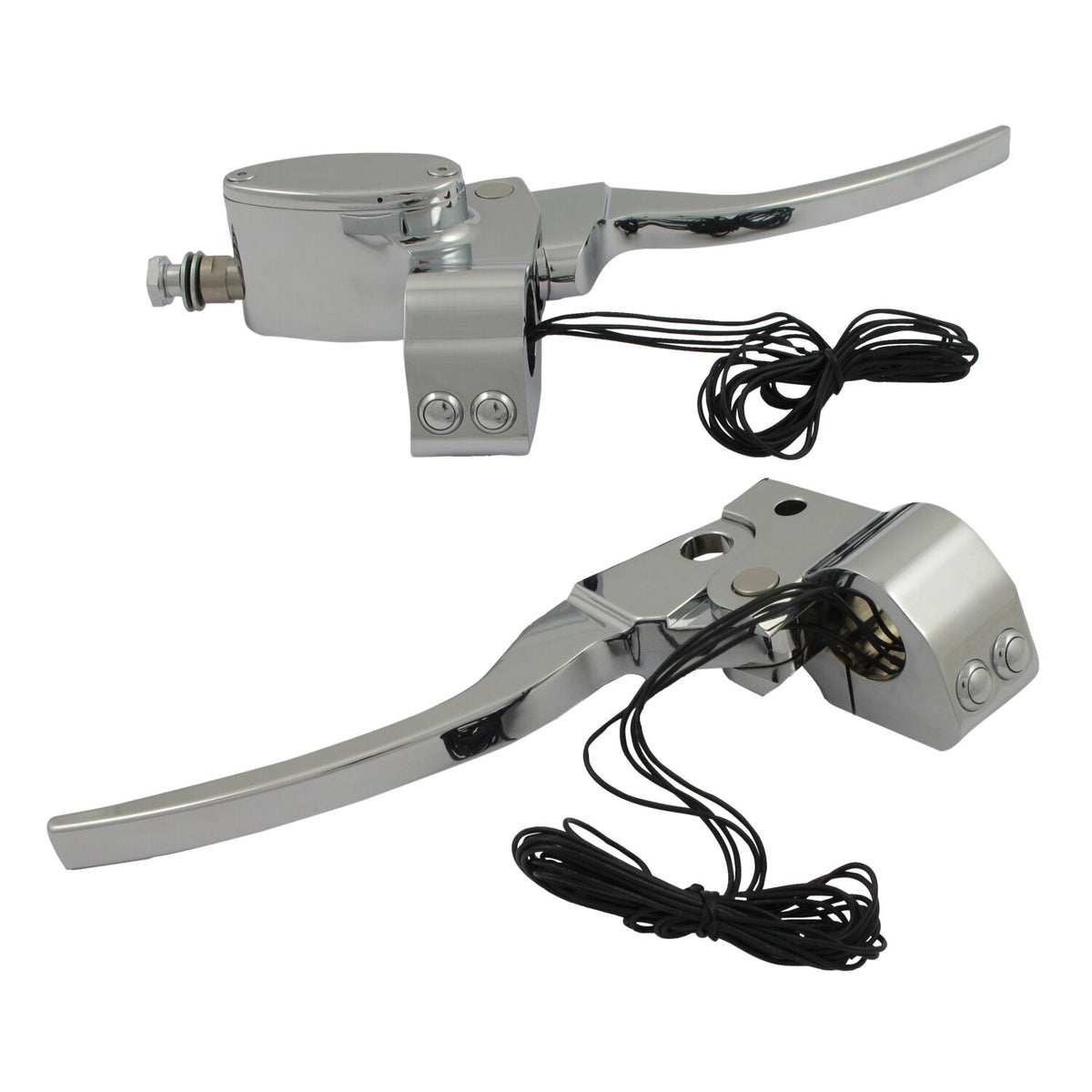 Custom handlebar control kit mech. Clutch. Chrome