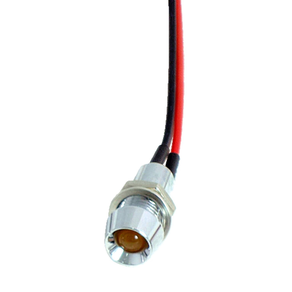 Custom LED indicator light. 5/16", amber
