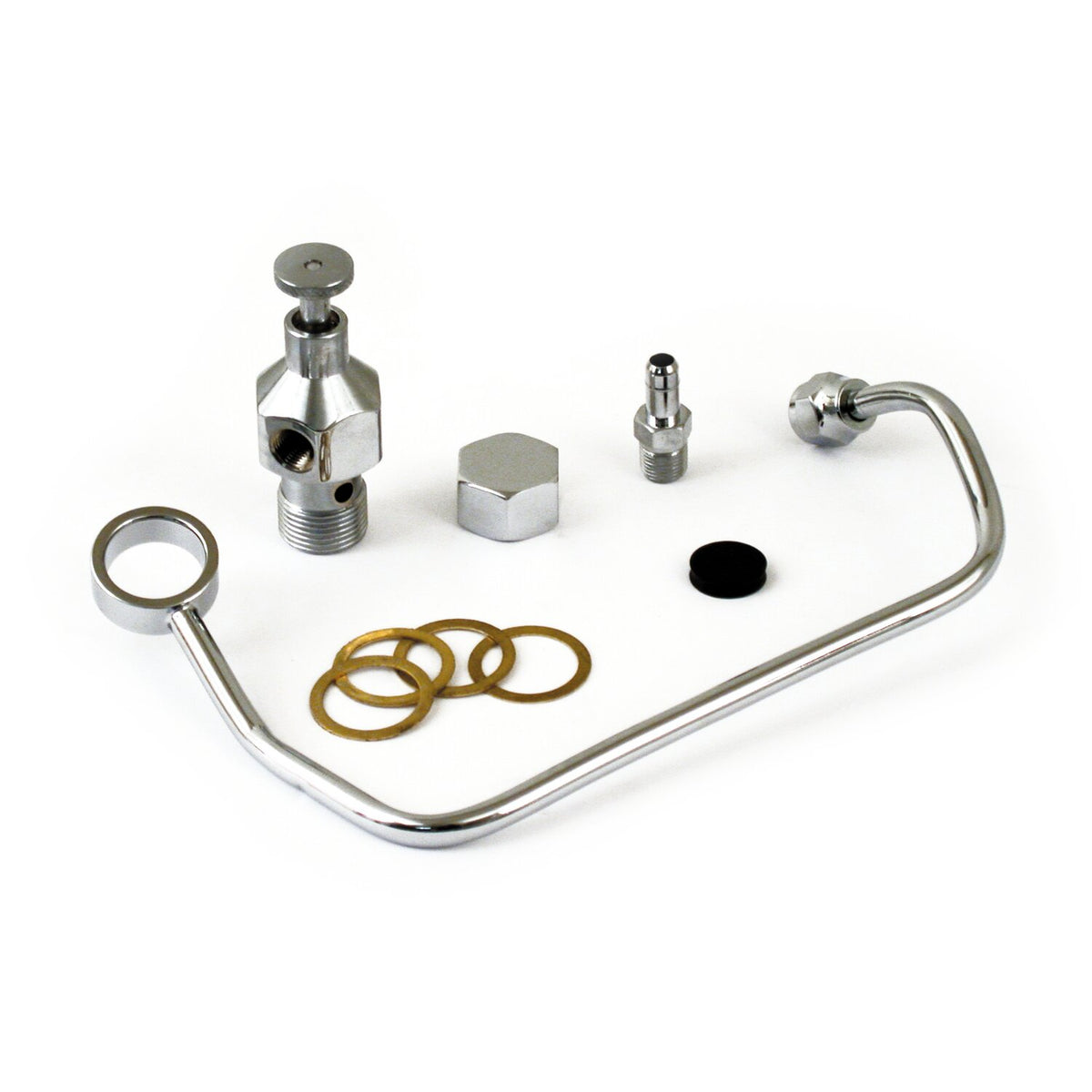 Custom 40-65 fuel valve kit. Chrome