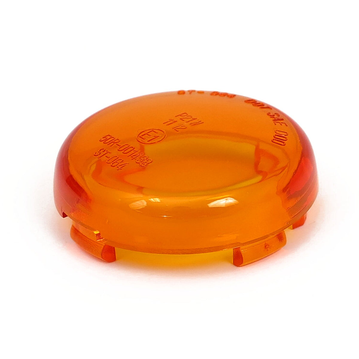 Turn signal lens bullet amber