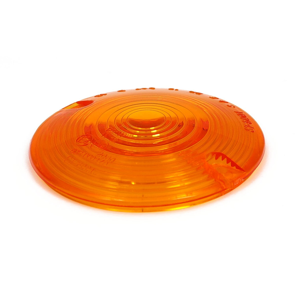 Replacement turn signal lens. flat lens. Amber