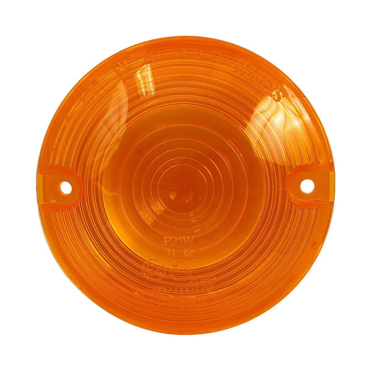 Replacement turn signal lens. flat lens. Amber