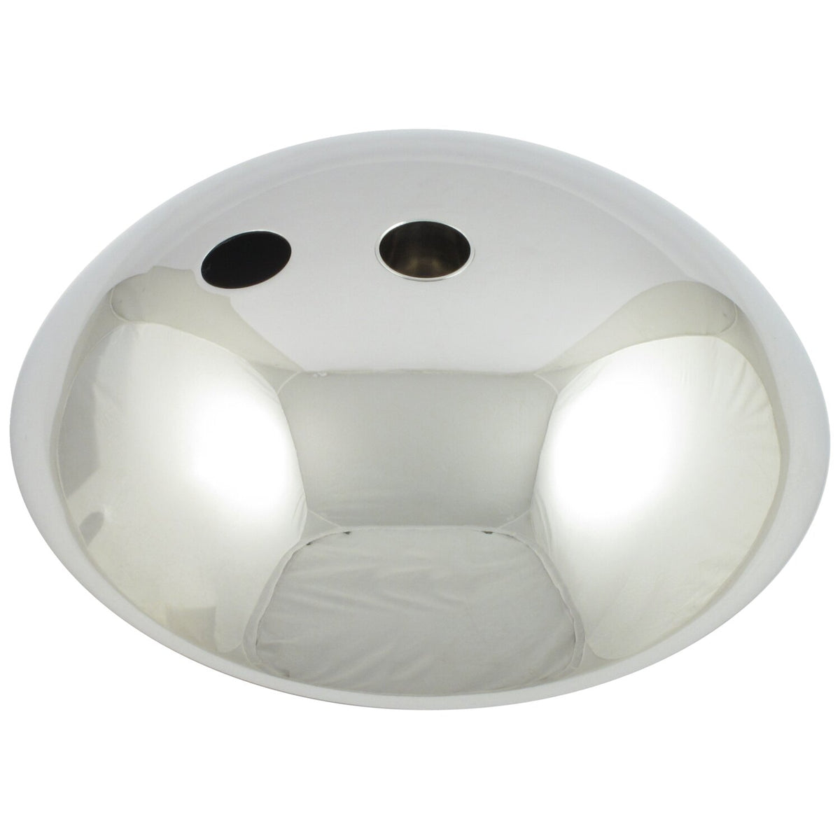 Front hub cap 8". Chrome