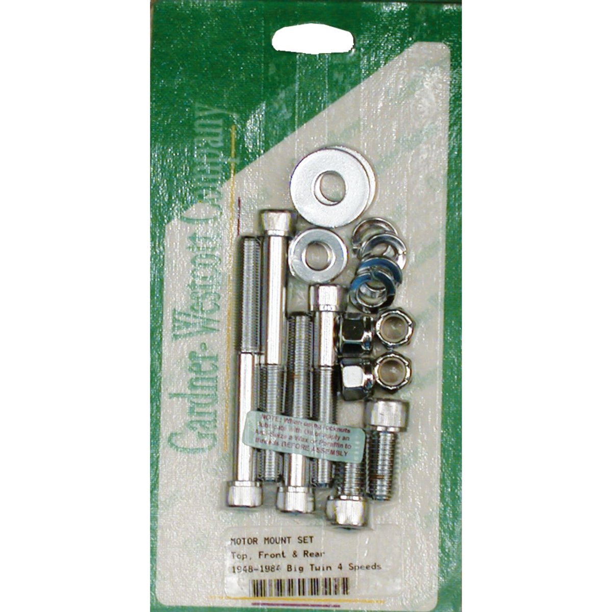 Motor mount screw kit, allen