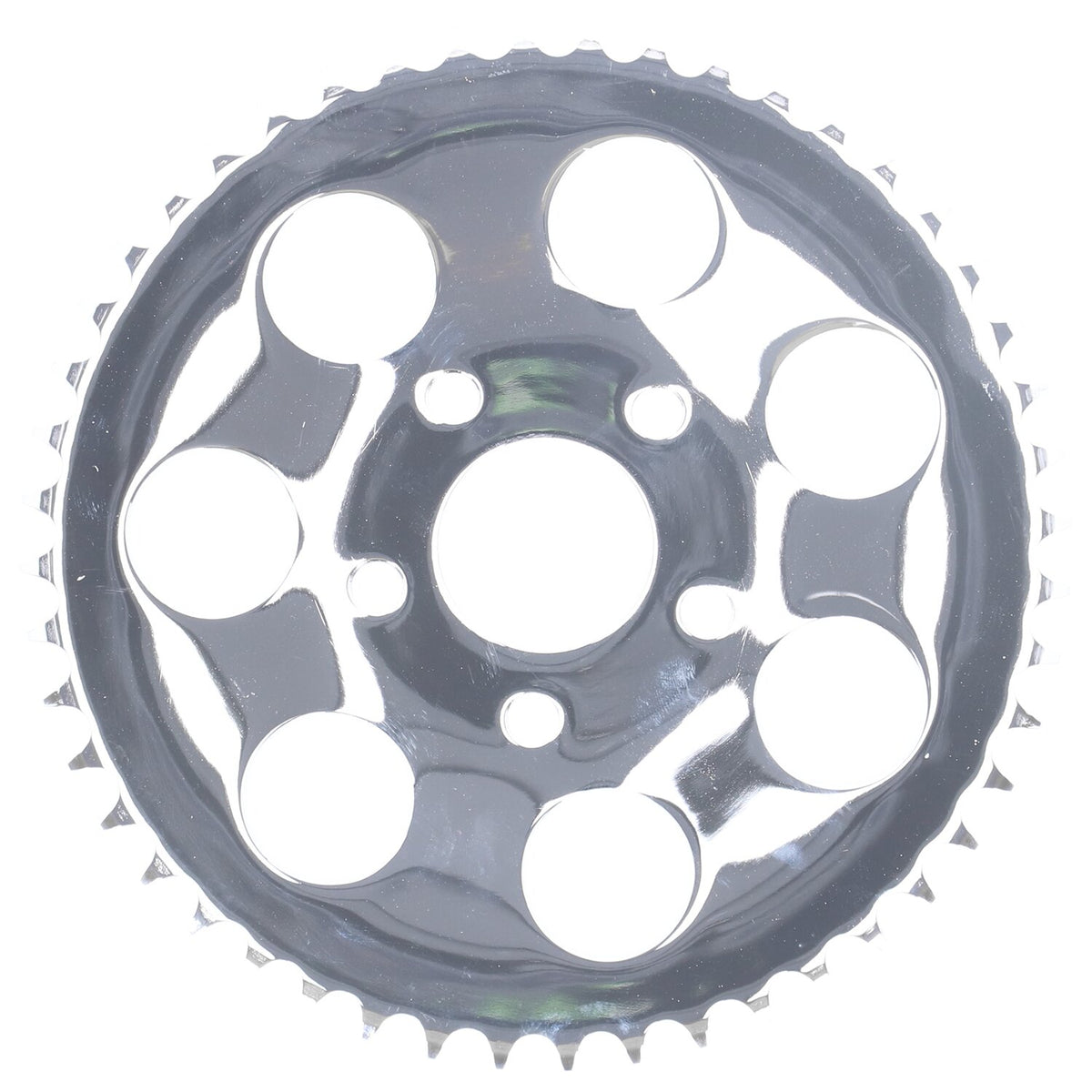 Rear sprocket, chrome. 48t