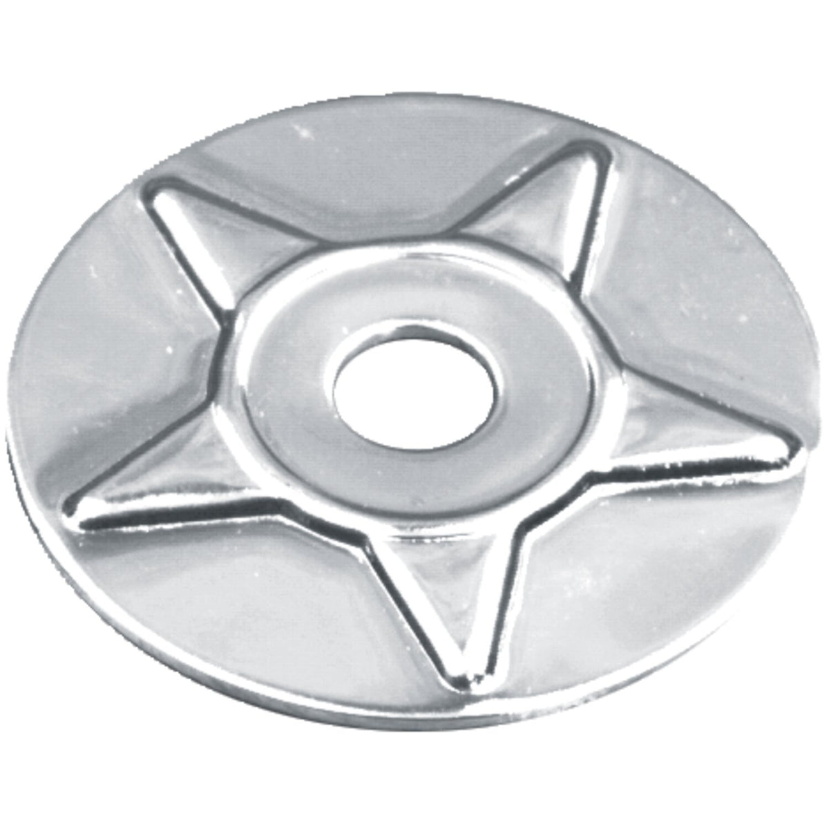 Star washers, chrome plated