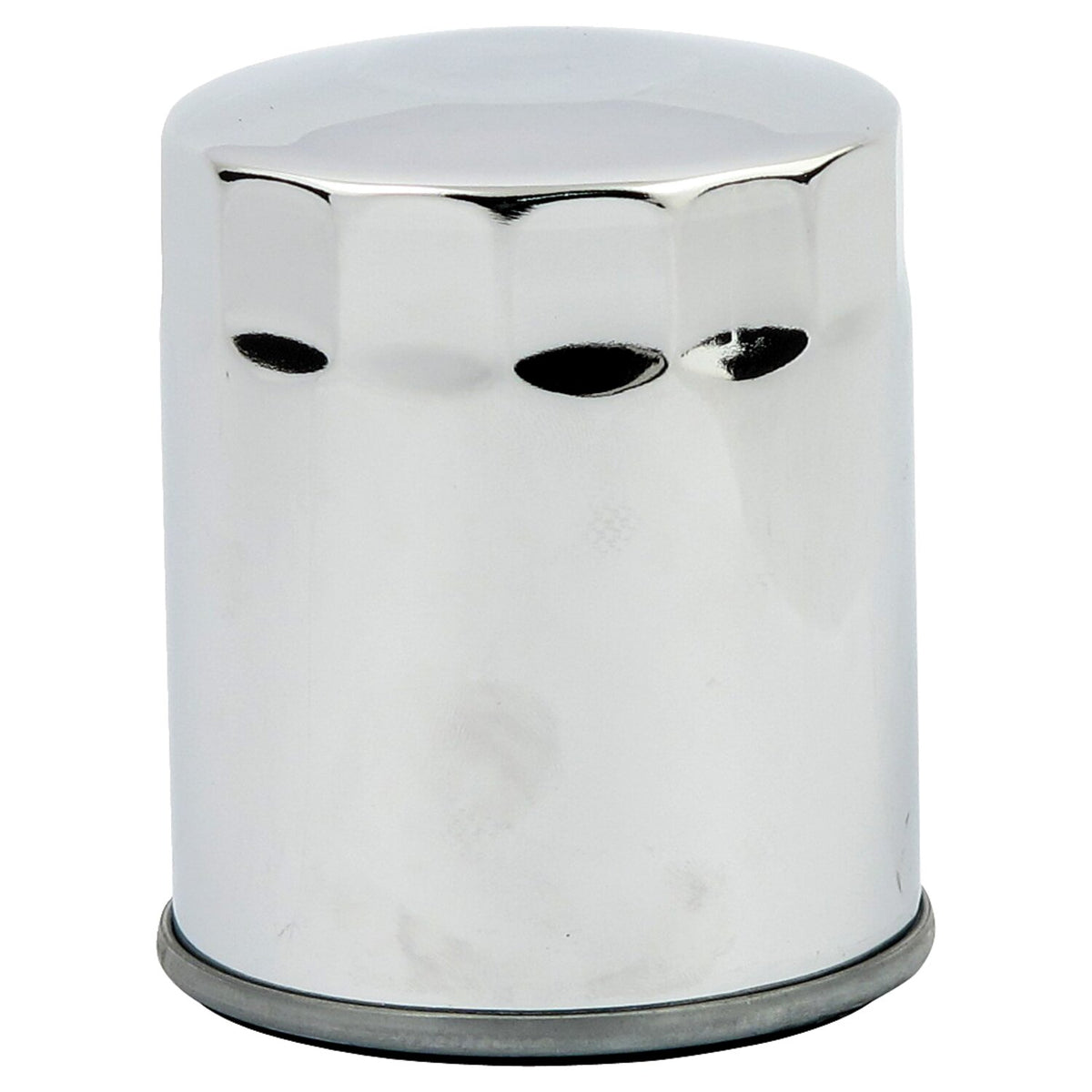 MCS, spin-on oil filter. Chrome