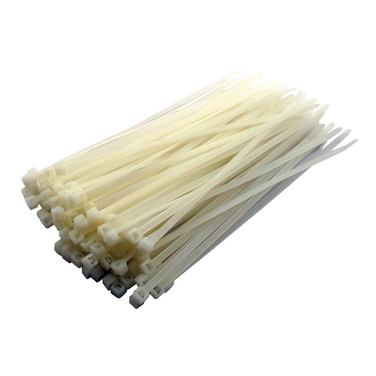 MCS, cable straps. 8" (20cm). White