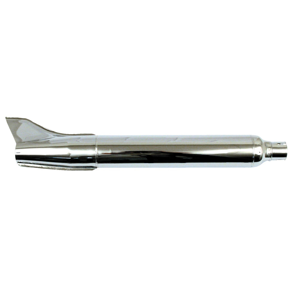 58-66 OEM style rocket Fishtail muffler 28" long chrome