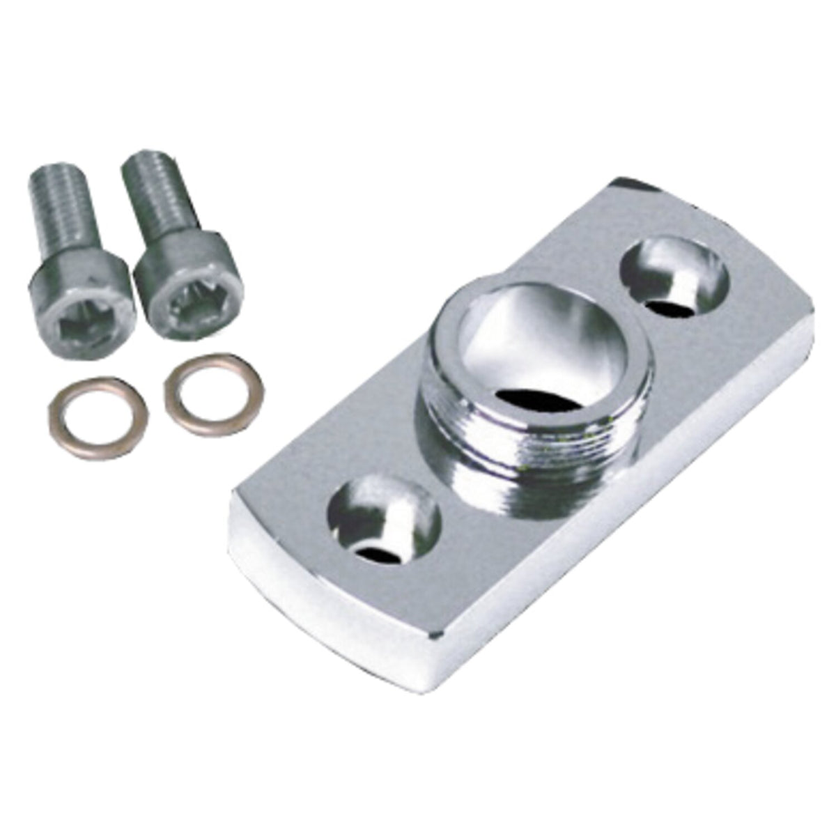 Pingel, 22mm petcock adapter plate. 44mm wide