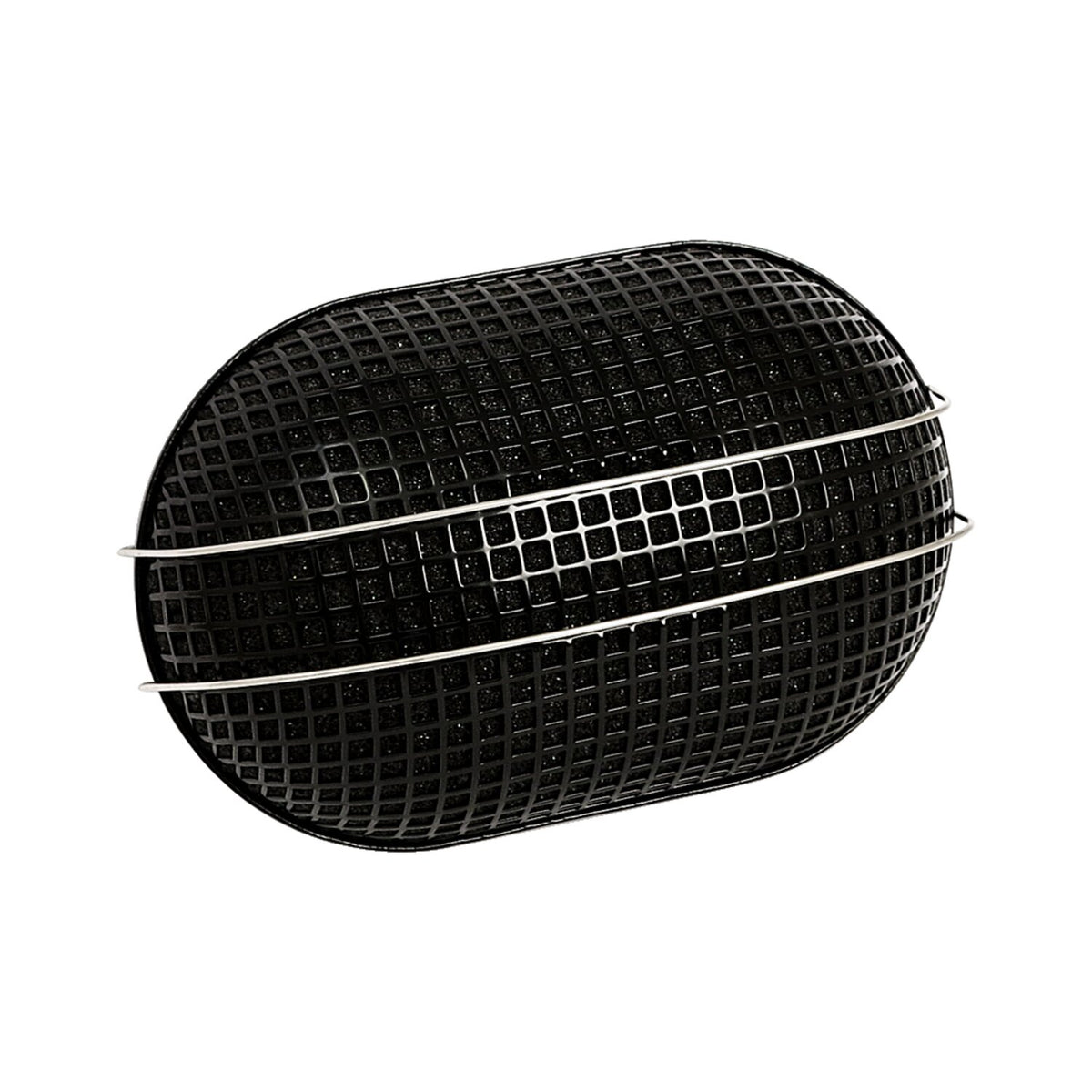 Breather style air cleaner assembly, oval. Black