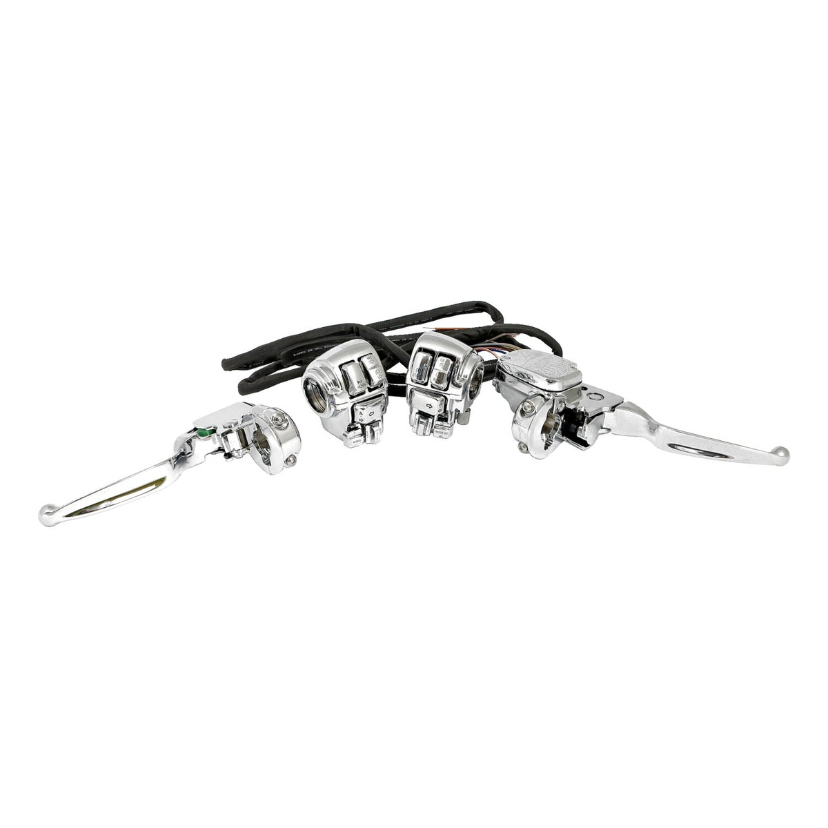 Handlebar control kit chrome