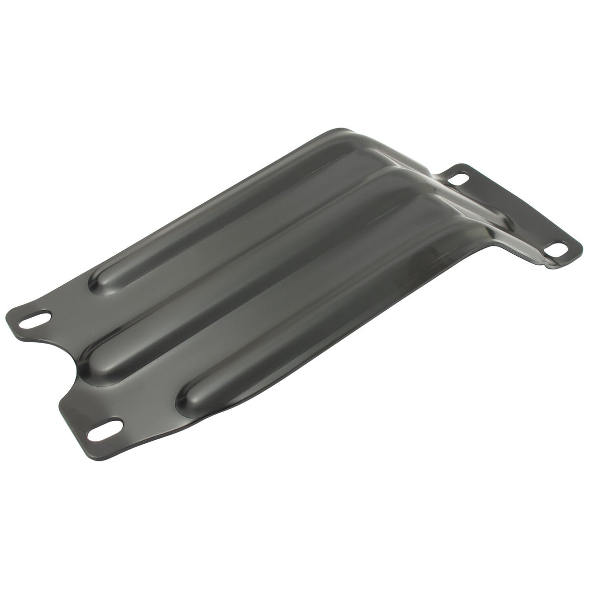 Engine skid plate. Ribbed. Black