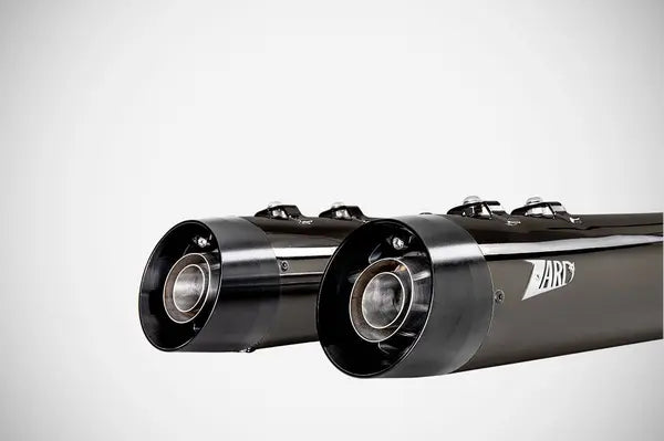 Zard 4.5 Inches Slash-Cut Slip-Ons Muffler for HD-TOURING E5 — ZHD035S10SAO-CB