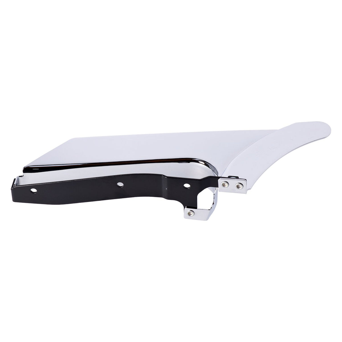 Lower belt guard cover. Chrome