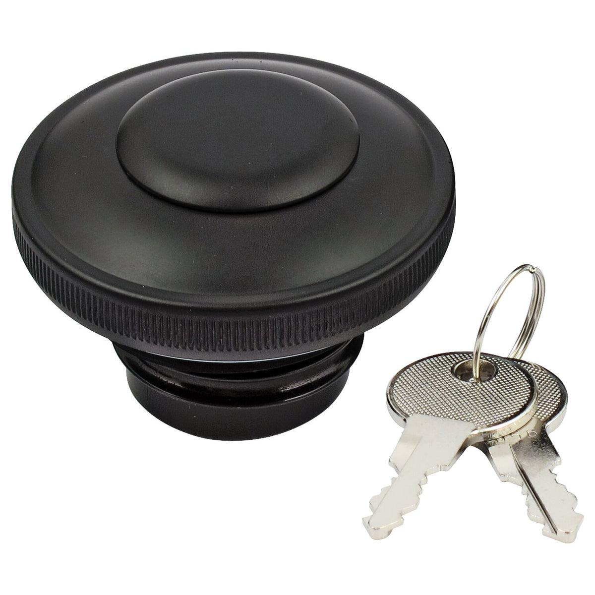 Gas cap vented with lock, black