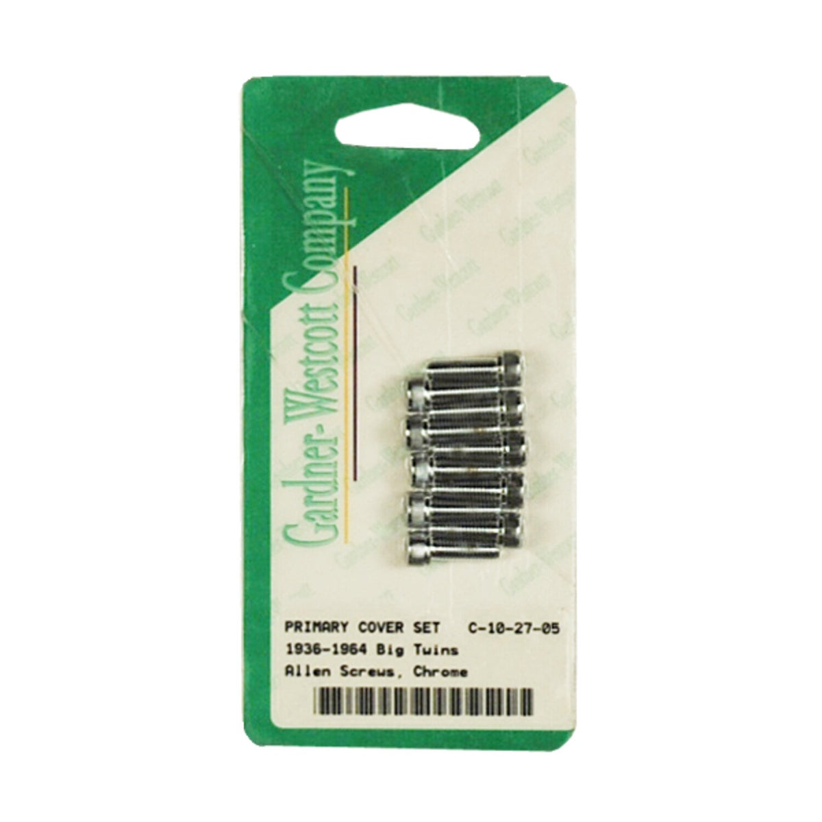 Primary cover mount kit, chrome allen