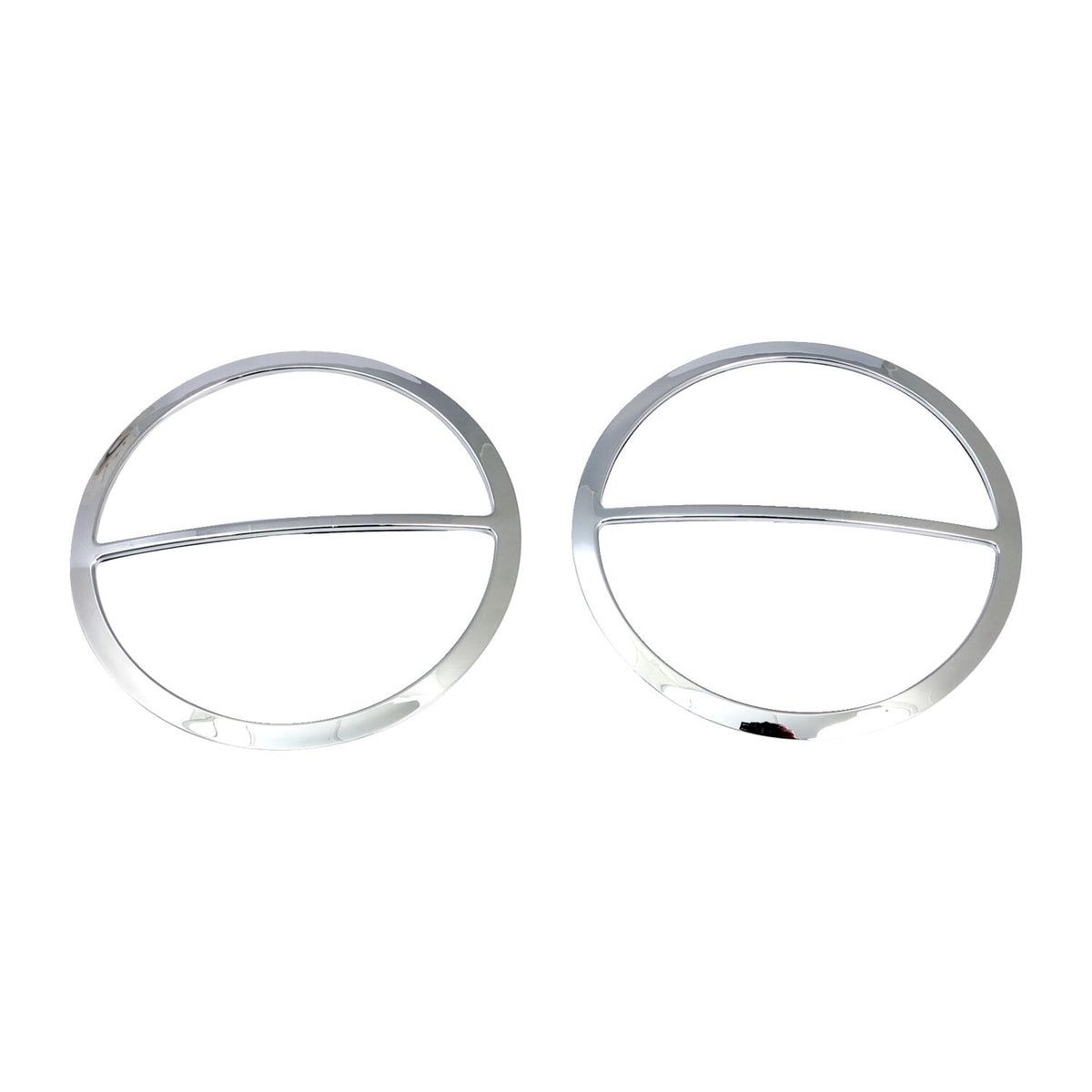 Speaker trim cover, front. Chrome
