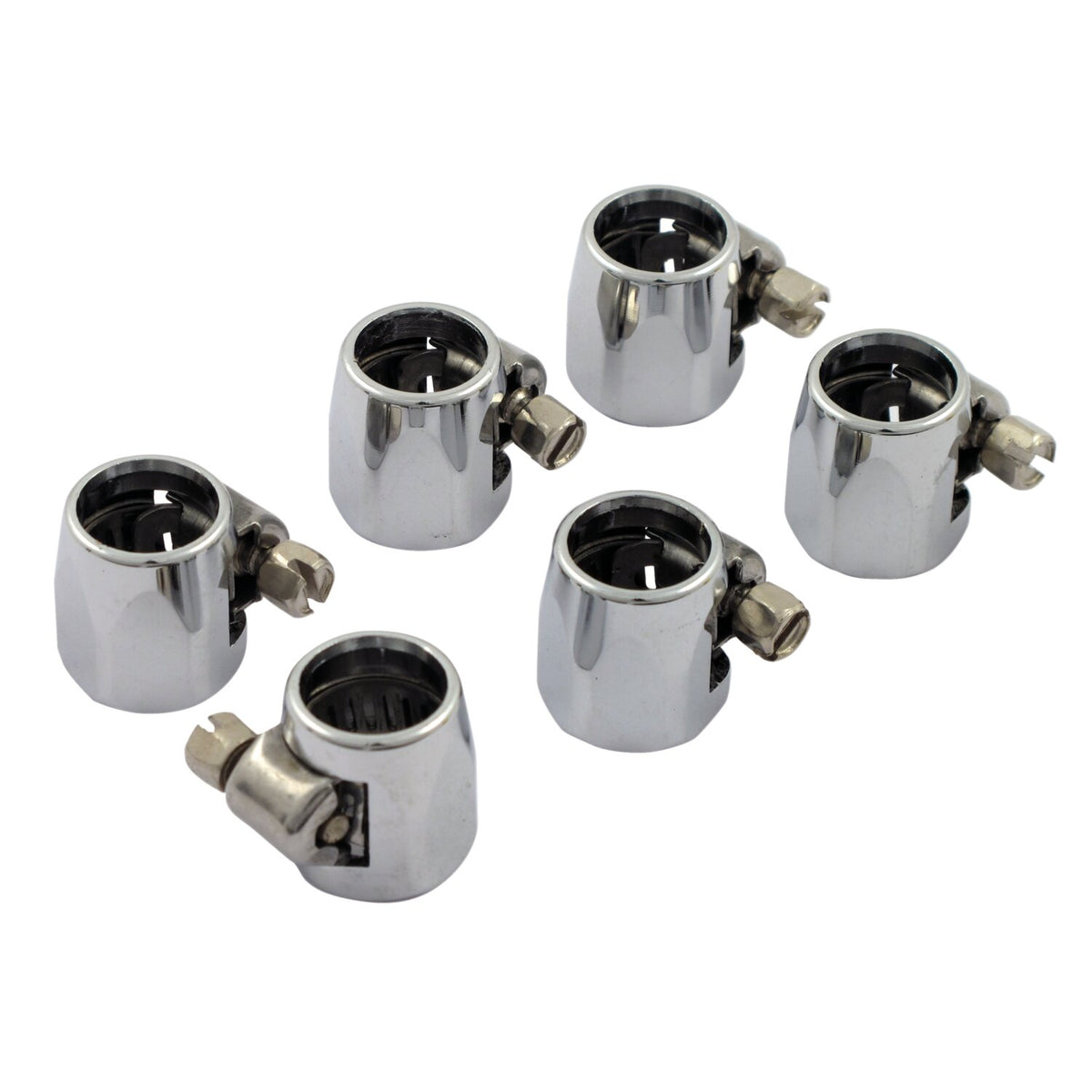 Econ-o-fit hose clamps. 1/4". Chrome