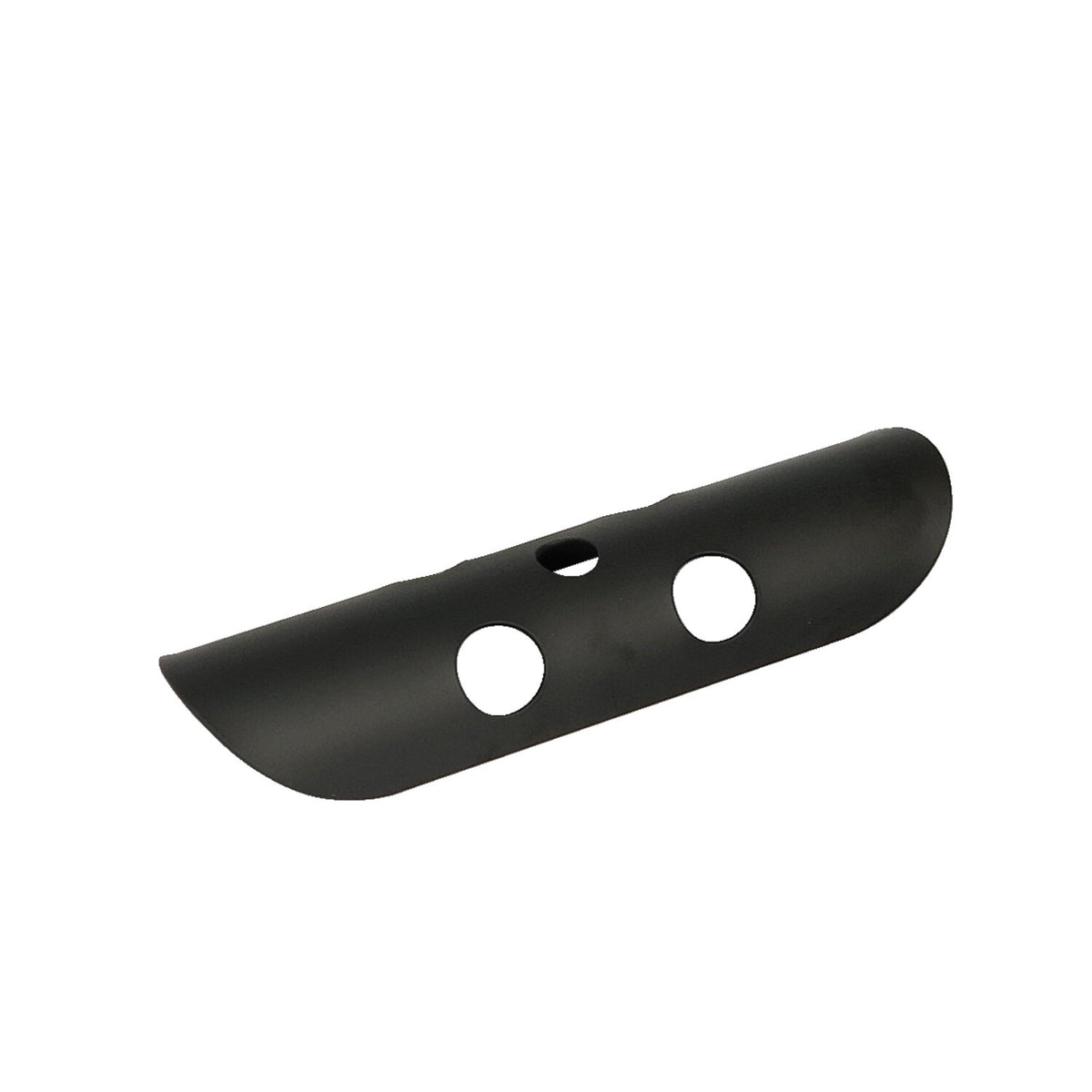 Universal bullet hole heat shield 7" long black