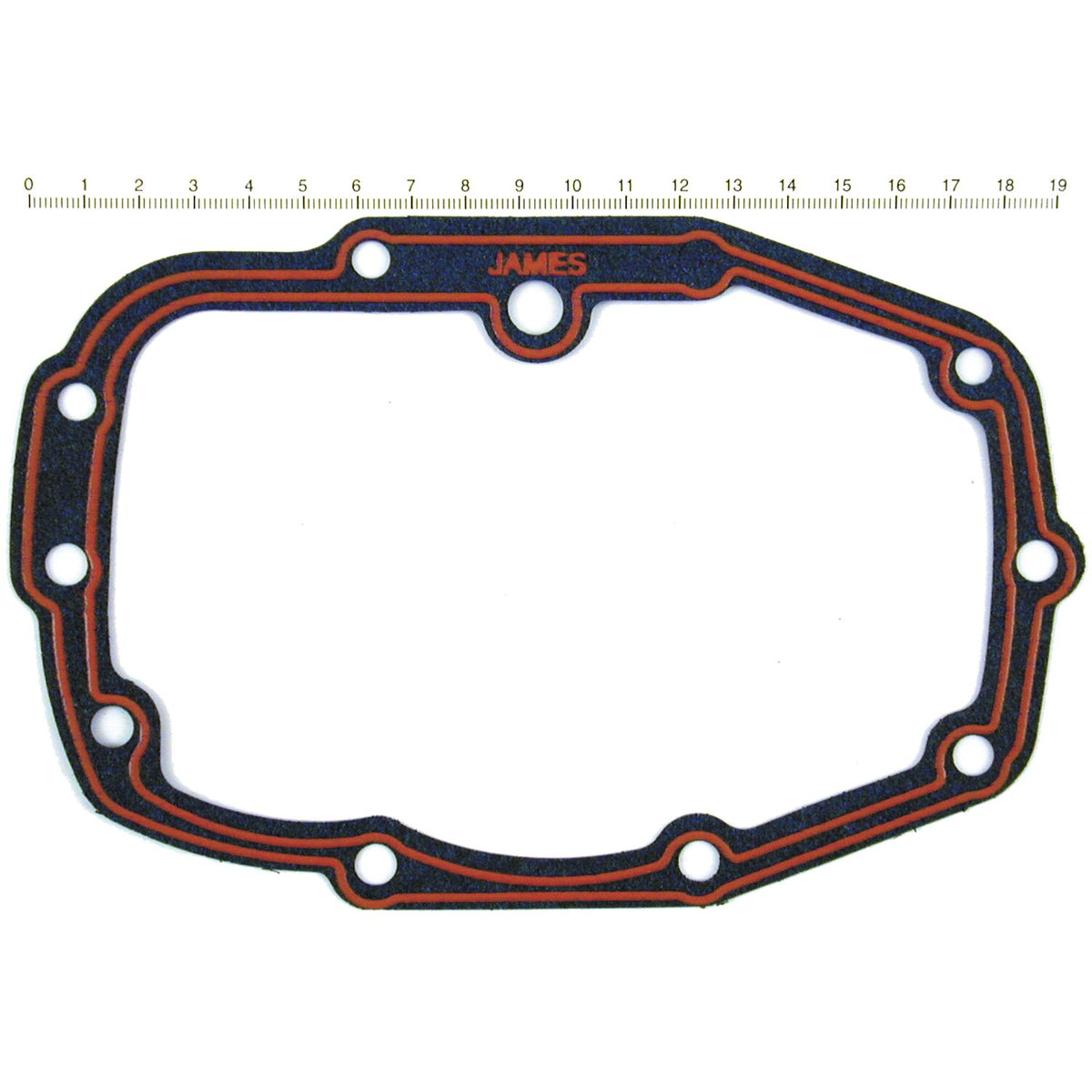 James, transmission bearing housing gasket. Paper/silicone