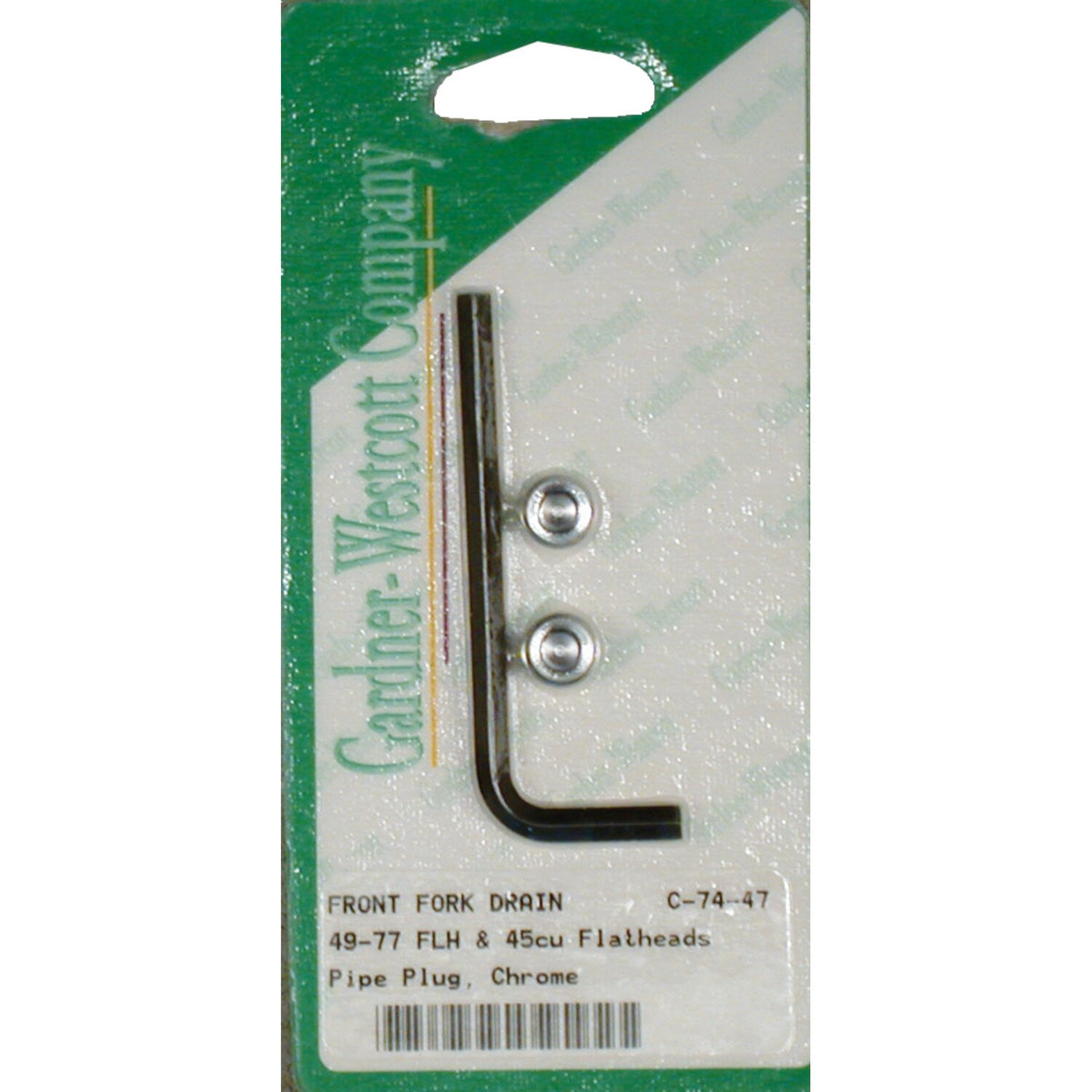 Gardner-Westcott, fork slider & case drain screw kit