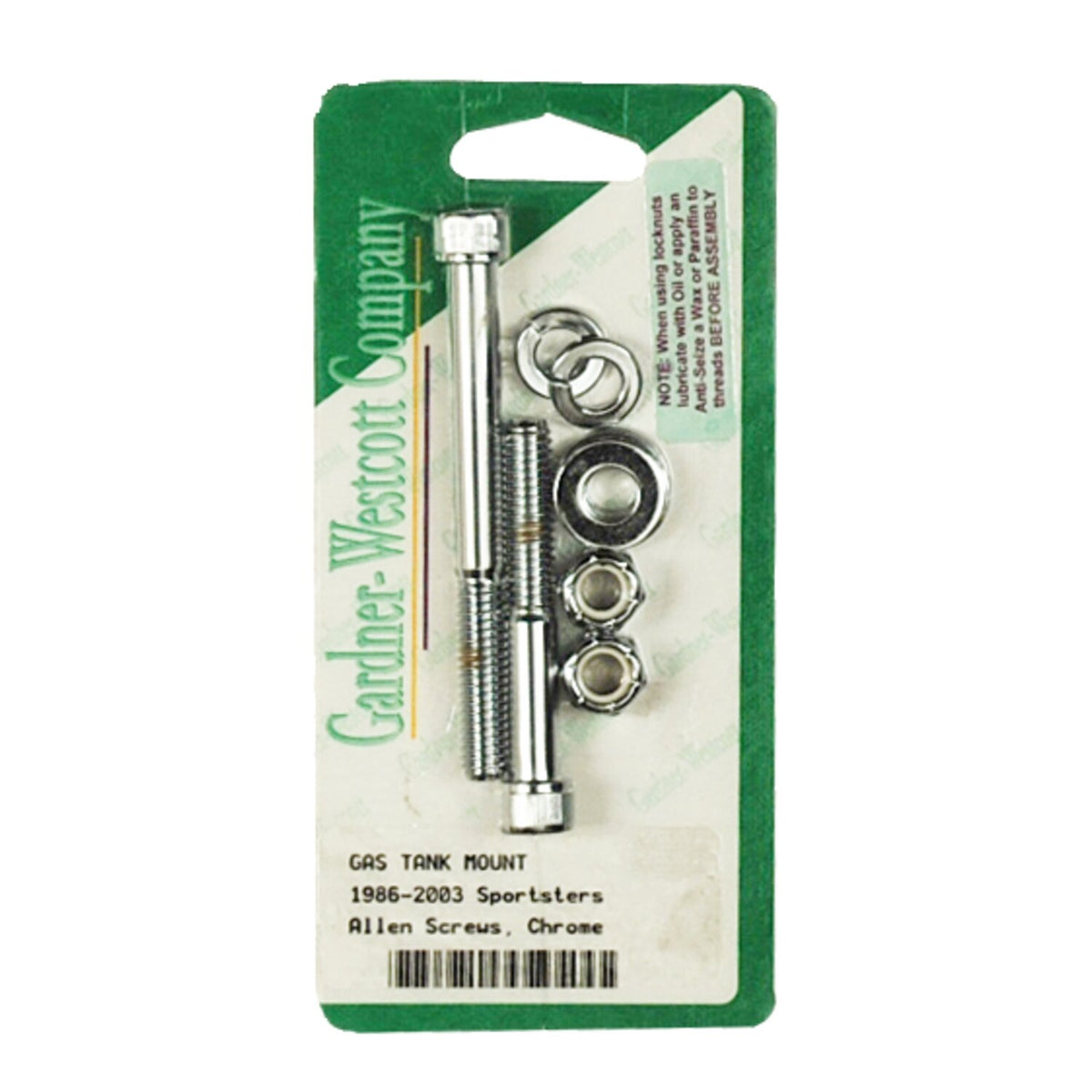 Gardner-Westcott, gas tank mount kit. Chrome Allen