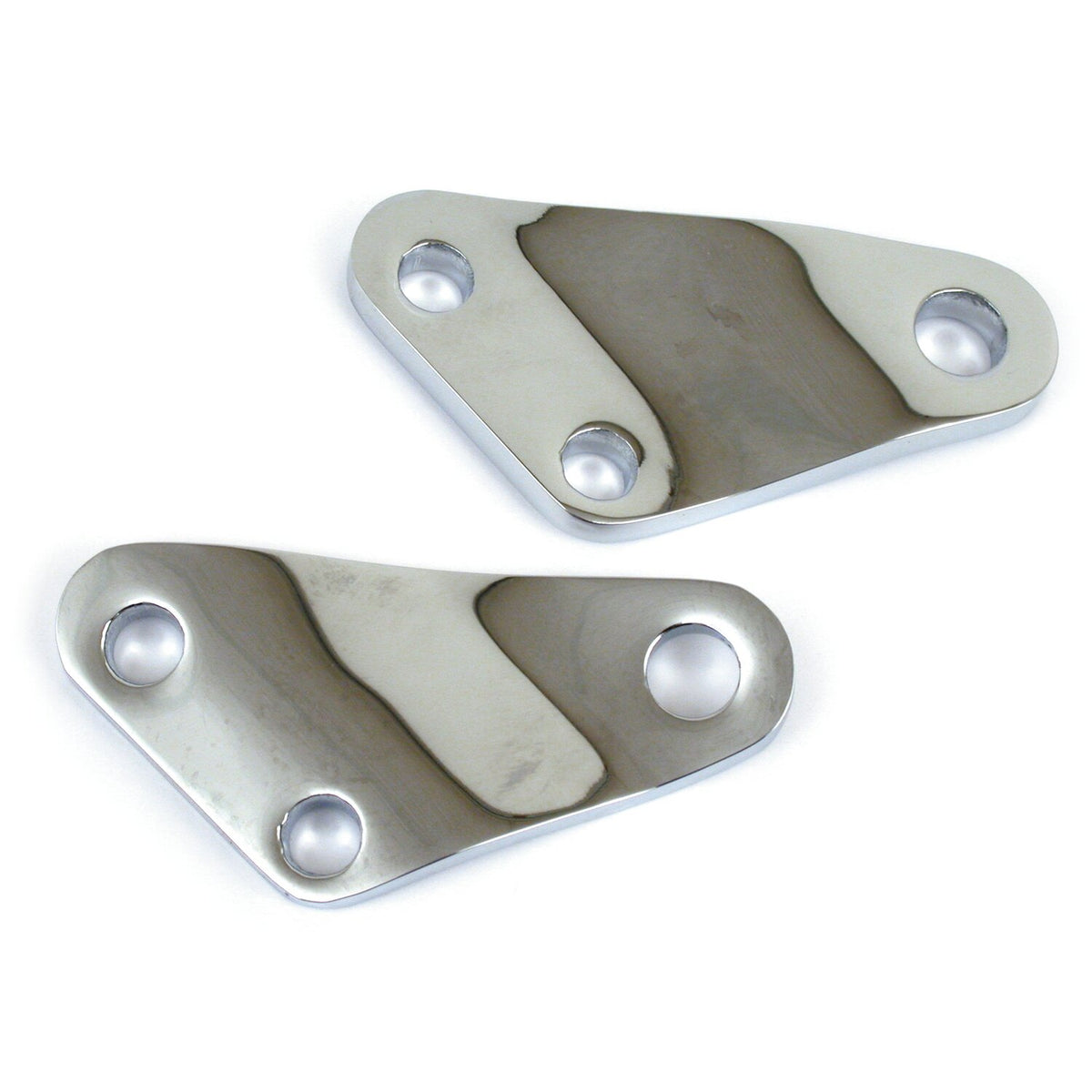 Shovel passenger peg brackets. Chrome