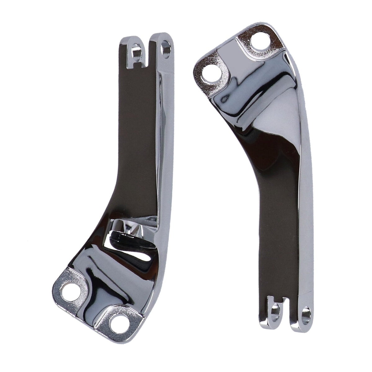 Dyna passenger foot peg mount bracket kit. Chrome