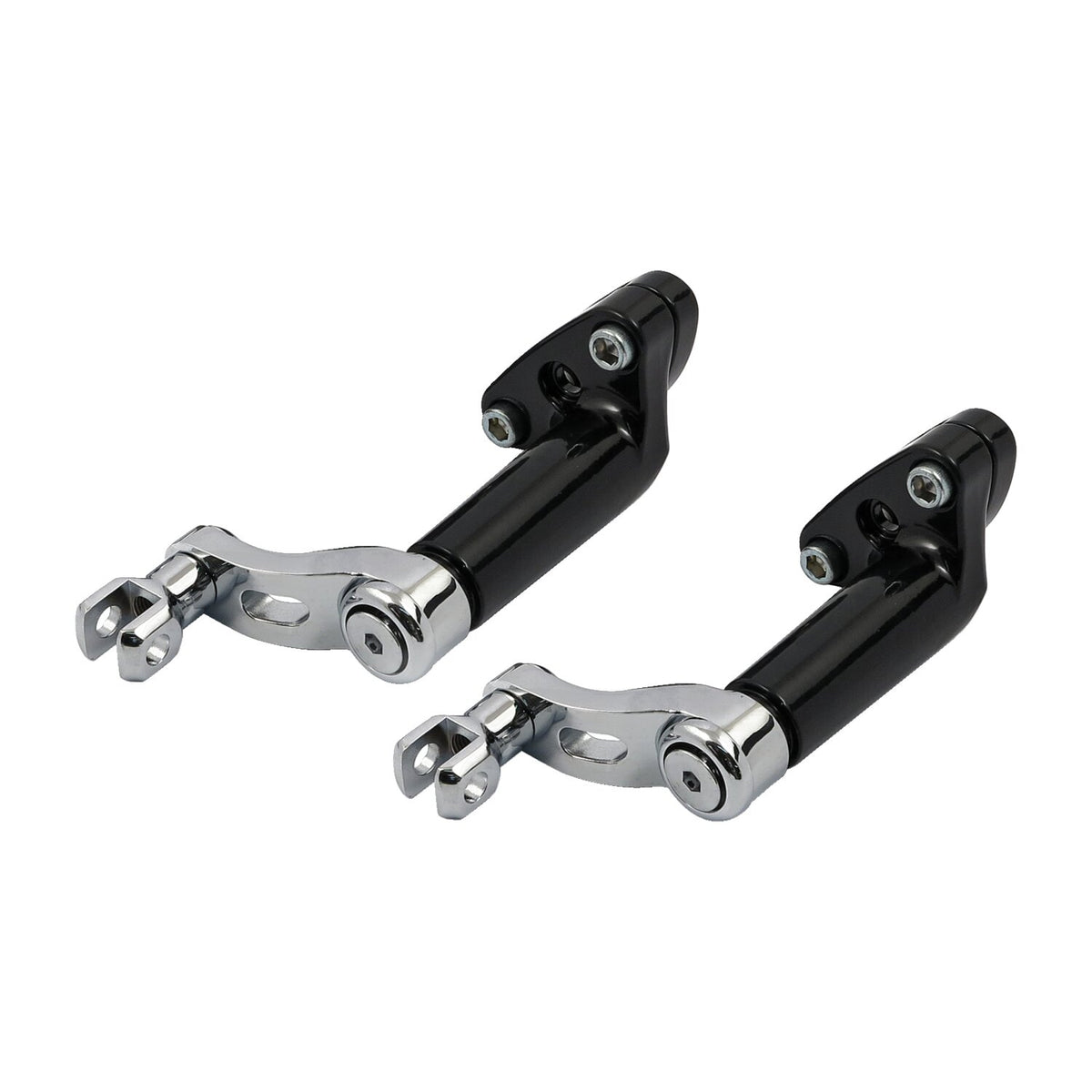 Adjustable passenger peg mount kit. Chrome