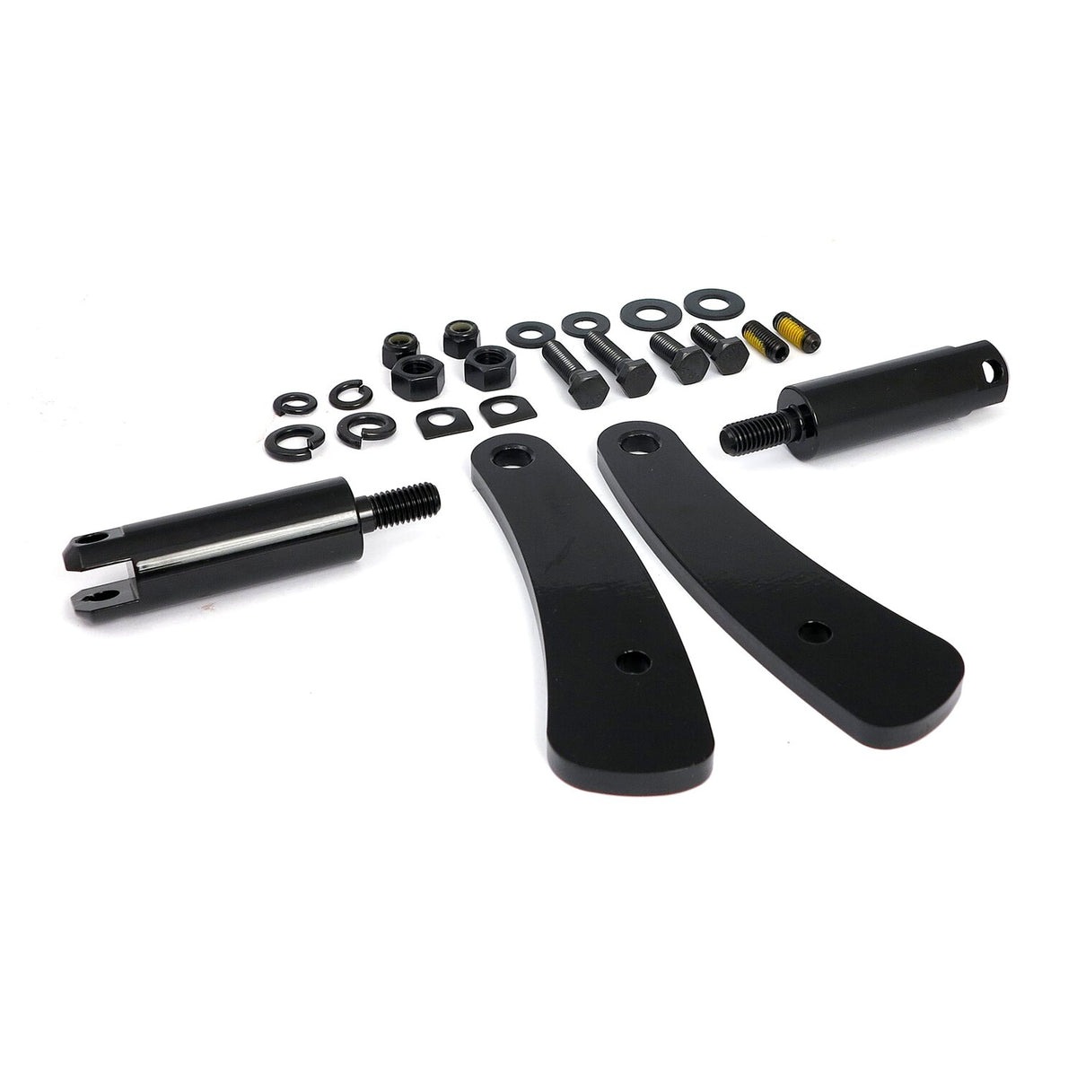 Adjustable Dyna highway peg mount kit, black