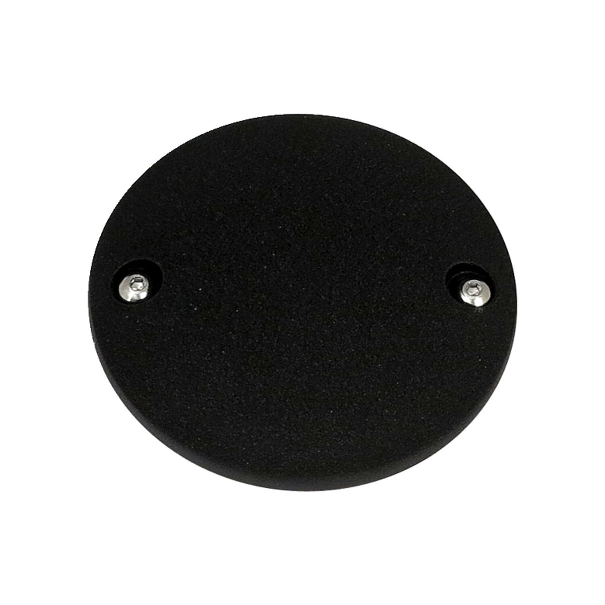 Point cover, domed. Black wrinkle
