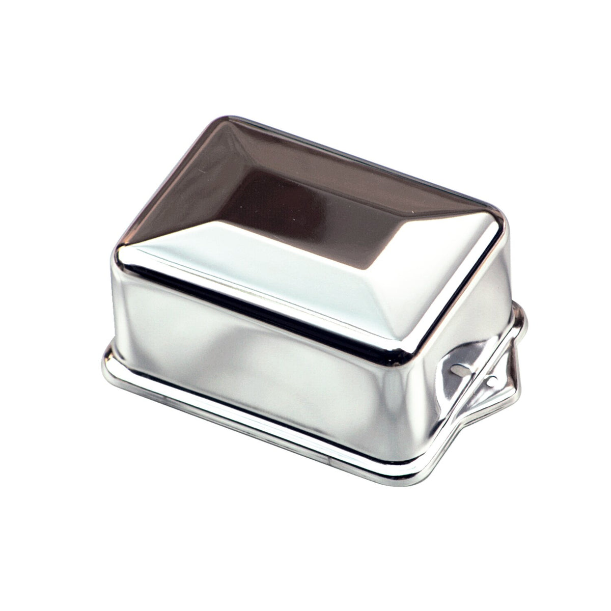 Voltage regulator cover. delco style. Chrome